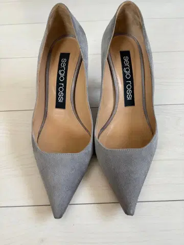 세르지오로시 펌프스 스웨이드 포인트 yuri 그레이