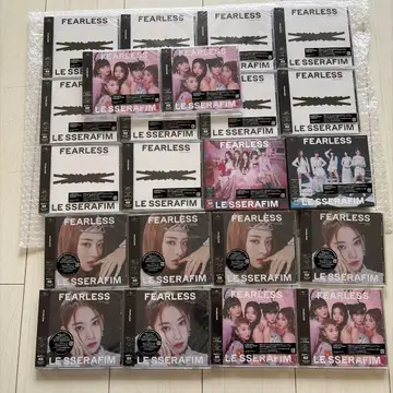 LE SSERAFIM FEARLESS 일본 1st 싱글 22장 세트