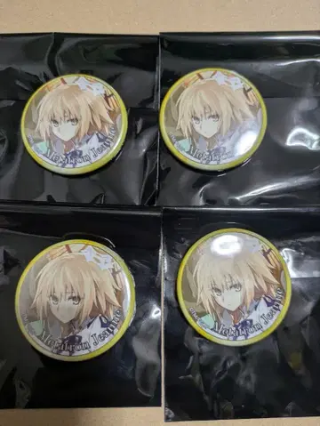 FGO 애니메이션 재팬 영기 소환 캔뱃지 메타트론 잔느 4개