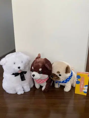 강아지 봉제 인형 세트