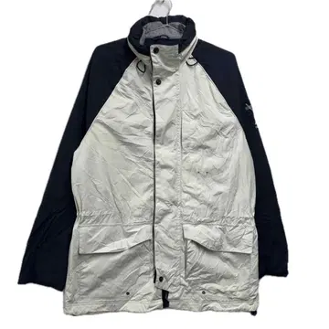 NAUTICA 90s 나일론 자켓 배색 절개 남성용 M