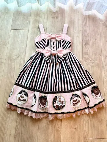 Angelic Pretty 멜티 초콜릿 jsk 머리띠 초기