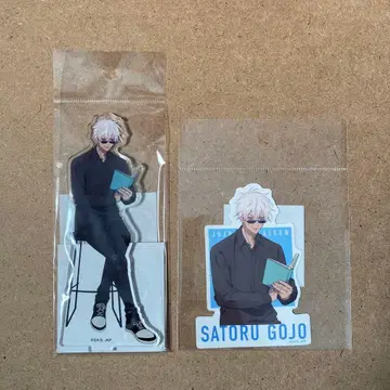주술회전 고죠 사토루 무빅 독서 아크릴 스탠드 스티커