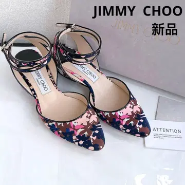 지미추 꽃무늬 스트랩 플랫슈즈 펌프스 발레리나 36