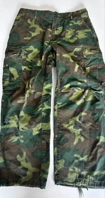 60s US ARMY 정글 퍼티그 팬츠 카모플라쥬