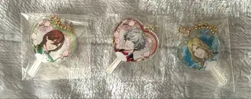 우타프리 SSS 미니 부채 마스코트 키링 렌지 란마루 카뮤