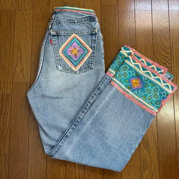 PAUL&JOE x Levi's501 리메이크 데님 팬츠