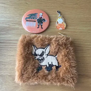 나의 히어로 아카데미아 바쿠고 파우치 거울 참 세트