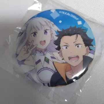 애니메이션 재팬 AJ 가챠 캔뱃지 리제로 Re: 제로 에밀리아 스바루