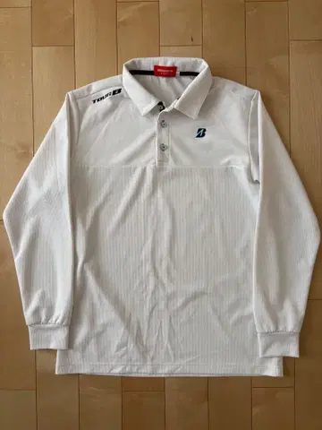 Bridgestone Tour B 브리지스톤 B 자수 긴팔 셔츠 화이트