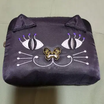 ANNA SUI 고양이 얼굴 디자인 에코백