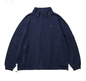 EVISEN PUNCH HALF ZIP SWEAT - NAVY