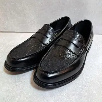 [미사용급] Oxford & Derby 코인 로퍼 블랙