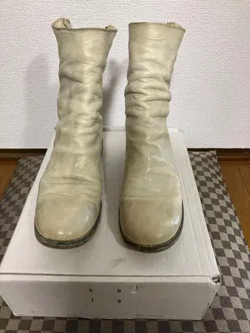 GUIDI 988 백 지퍼 부츠 사이즈 42