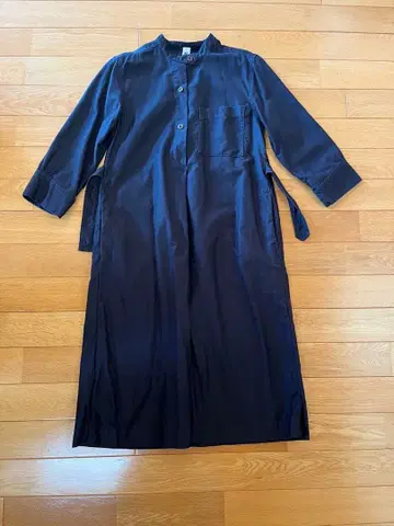 MHL 원피스 긴팔 허리 벨트 포함