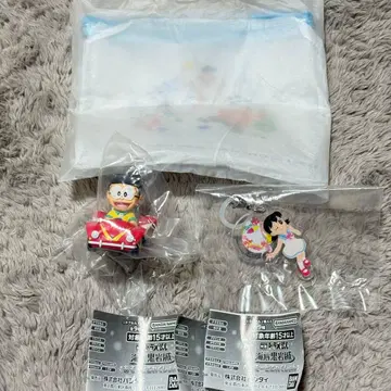 도라에몽 피규어 클리어 파우치 메지루시 액세서리