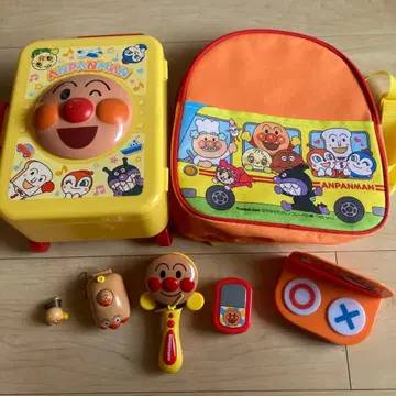 호빵맨 완구 세트 묶음 판매 백팩 캐스터네츠