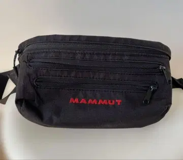MAMMUT 마무트 힙색 웨스트 파우치 바디백 블랙