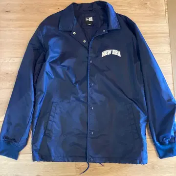 NEW ERA 나일론 자켓 L 사이즈 네이비