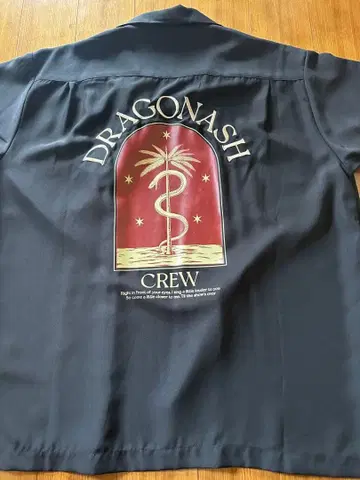 Dragon Ash DA crew 한정판 반팔 워크 셔츠