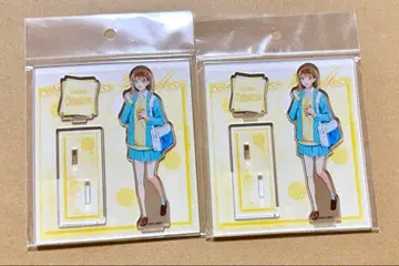 푸른상자 TSUTAYA 방과 후 아크릴 스탠드 카노 치나츠 2개 세트