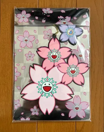 정품 무라카미 다카시 체리 블라썸 러버 키링