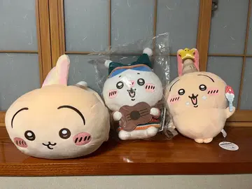 치이카와 (먼작귀) 말랑말랑 누워있는 BIG 봉제 인형 토끼 모몽가 3개