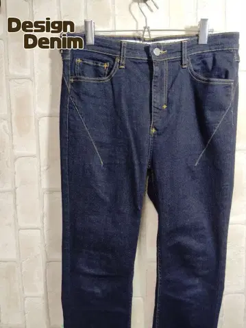 넘버나인 데님 팬츠 청바지 인디고 다크 네이비 배기