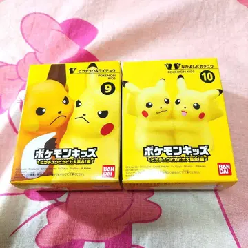 포켓몬 키즈 피카츄 피규어 9번과 10번 2개 세트