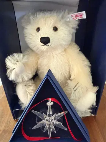 Steiff 봉제 인형 스와로브스키 2005년 펜던트 포함