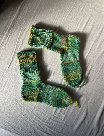 손뜨개질 양말