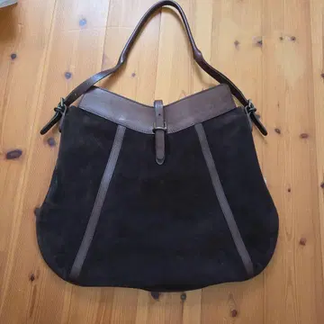 랄프 로렌 다크 브라운 스웨이드 백