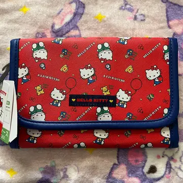 산리오 키티 헬로키티 다수납 멀티 케이스 모자수첩 케이스