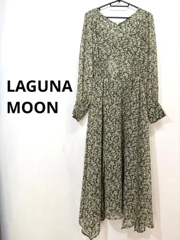 LAGUNAMOON 플라워 프린트 롱 원피스