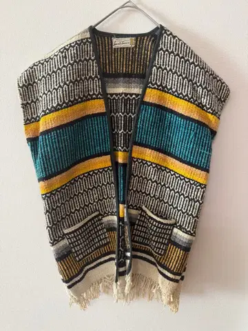 빈티지 멕시칸 러그 베스트 바이커 Easyriders 투어링