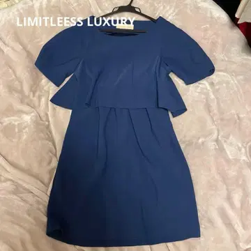 LIMITLEESS LUXURY 네이비 원피스 36