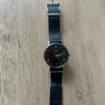 타이맥스 블랙 쿼츠 손목시계 Timex