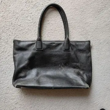 SEEKER 나노 유니버스 SERGEANT 블랙 가죽 토트백