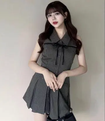 OLIVE des OLIVE 슬리브리스 미니 원피스