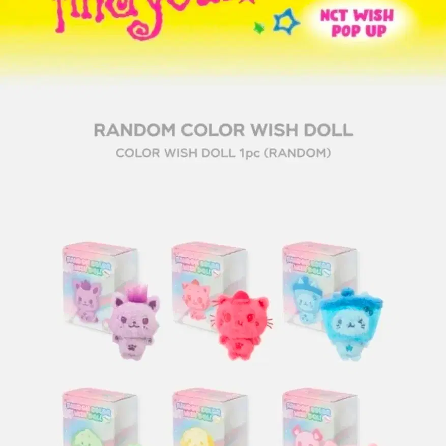 Nct Wish random color wish doll riku kuri pop up md doll | Bunjang