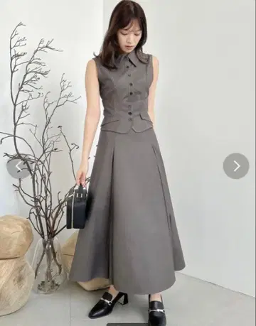 dazzlin 베스트 코르셋 레이스업 원피스