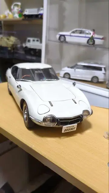 아트 오토 1/18 도요타 2000GT 미니카 화이트