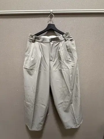 Casper John 와이드 슬랙스 라이트 그레이