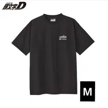 이니셜D 남성용 반팔 티셔츠 M사이즈(AE86.후지와라 두부점) 블랙