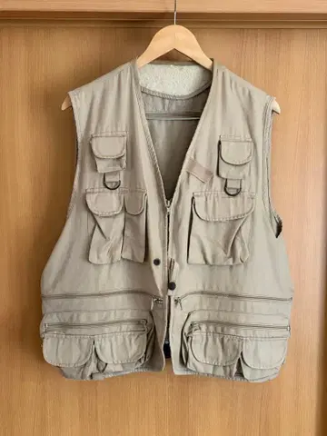 낚시용 조끼 베이지