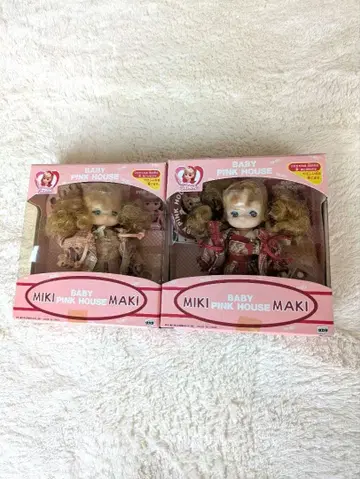 BABY PINK HOUSE 미키와 마키 2체 세트