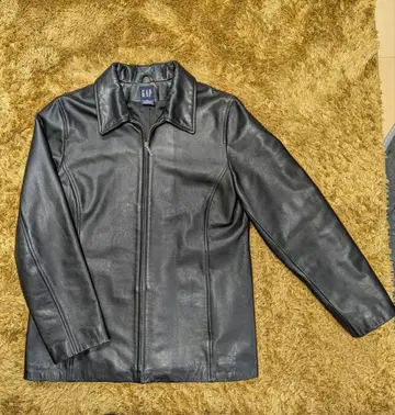 올드 갭 GAP 가죽 자켓 블랙 L