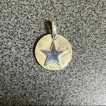 미사용 컨트리 별주 럭키 존 스타 온 브라스