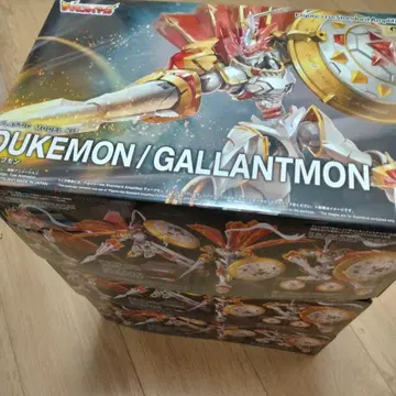 디지몬 듀크몬 프라모델 미조립 내부 가방 미개봉 3상자 세트