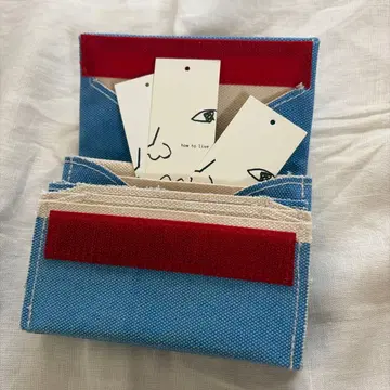 how to live 카츠야 마유미 WALLET 캔버스 반지갑